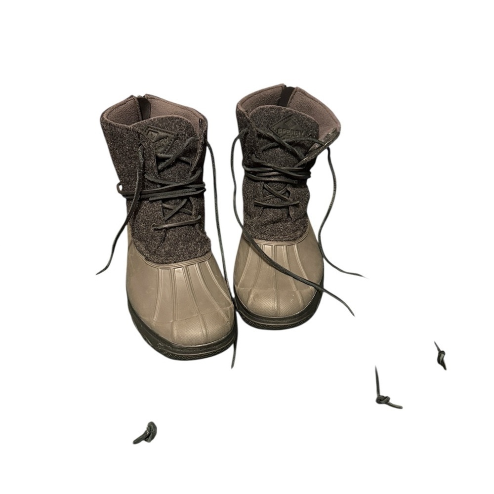 Sperry Women's Gray and Black Winter Boots